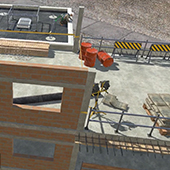SENAR _ Formation à la prévention des chutes en AR mobile Inspection d'un chantier de construction en AR