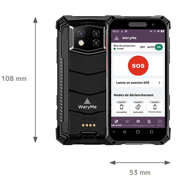 Dispositif d'alarme pour travailleur isolé Dispositif DATI Android