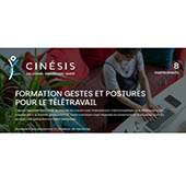 Formation gestes et postures : Prévention TMS pour le télétravail
