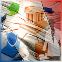 dessin symbolisant les obligation de la législation française