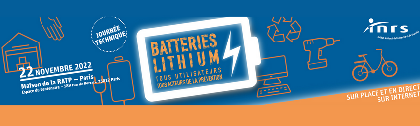 bannière Batteries Lithium : Tous utilisateurs, tous acteurs de la prévention