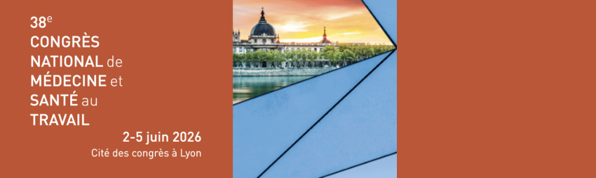 bannière Congrès National de Médecine et Santé au Travail
