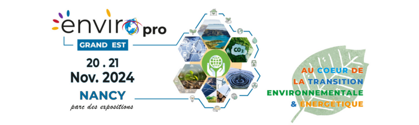 bannière EnviroPro Grand Est : Salon des solutions environnementales