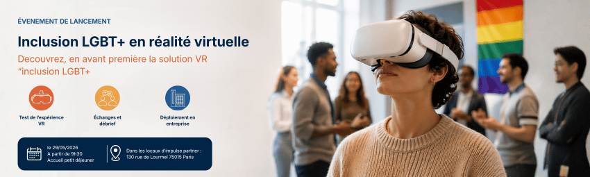 bannière Lancement de l'expérience VR "Inclusion LGBT+"