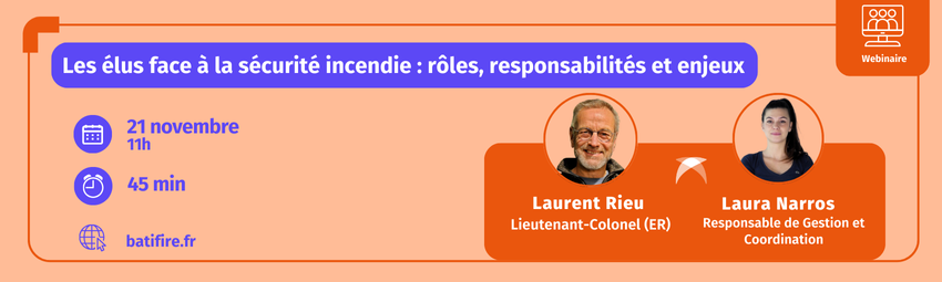 bannière Les élus face à la sécurité incendie : rôles, responsabilités et enjeux