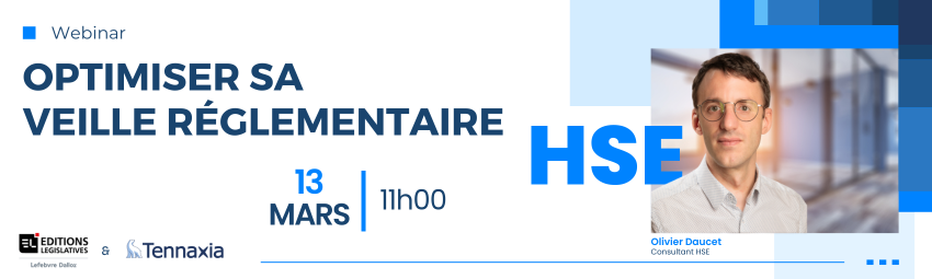 bannière Optimiser sa  Veille Réglementaire HSE