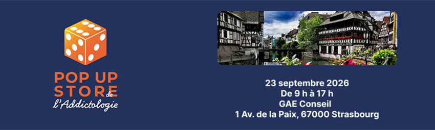 bannière Pop-Up Store de l'Addictologie - Strasbourg