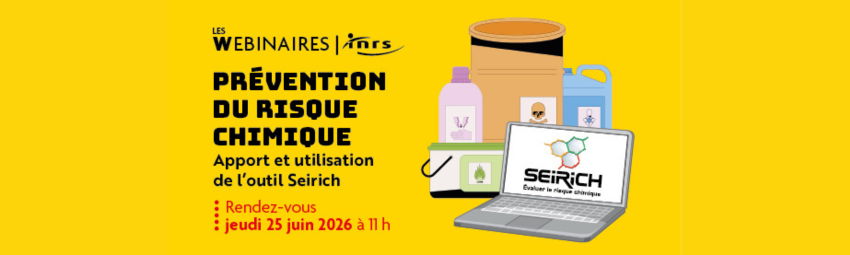 bannière Prévention du risque chimique : apport et utilisation de l'outil Seirich