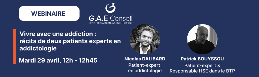 bannière Vivre avec une addiction au travail : regards croisés sur le rétablissement