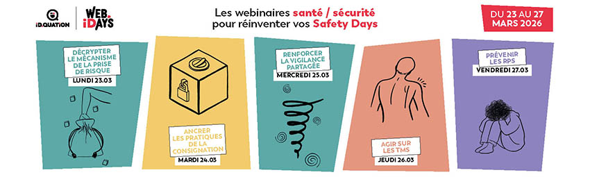 bannière WebiDays - Les webinaires santé/sécurité pour réinventer vos Safety Days