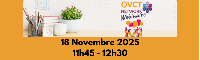 bannière Webinaire : Favoriser la QVCT par le management du travail
