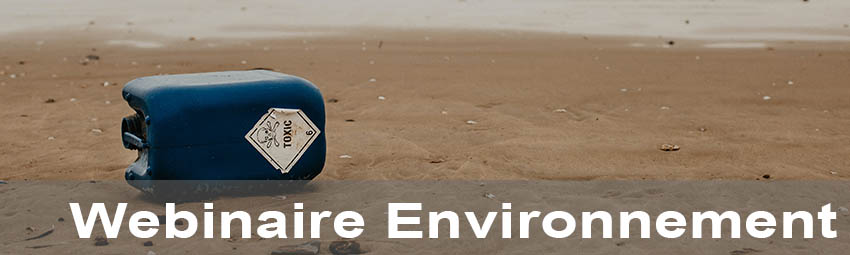 bannière Webinar HSE : domaine Environnement