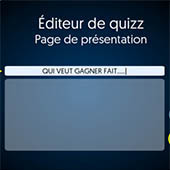 APPLICATION DE JEU POUR LA FORMATION  version PC Qui Veut Gagner Fait...