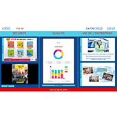 3MN Concept _ Panneau d'affichage numérique Solutions d’écrans d’affichage « multi-zones »