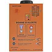 Icom France _ Borne d'alerte des secours SafetyBox LTE