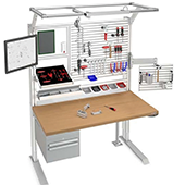 item Industrietechnik _ Postes de travail / Solutions modèles Poste de travail ergonomique avec organisation personnalisée des outil