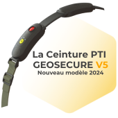GEOSECURE _ Dispositif d'Alarme pour Travailleur Isolé (PTI-DATI) Ceinture connectée GEOSECURE PTI V5-2024