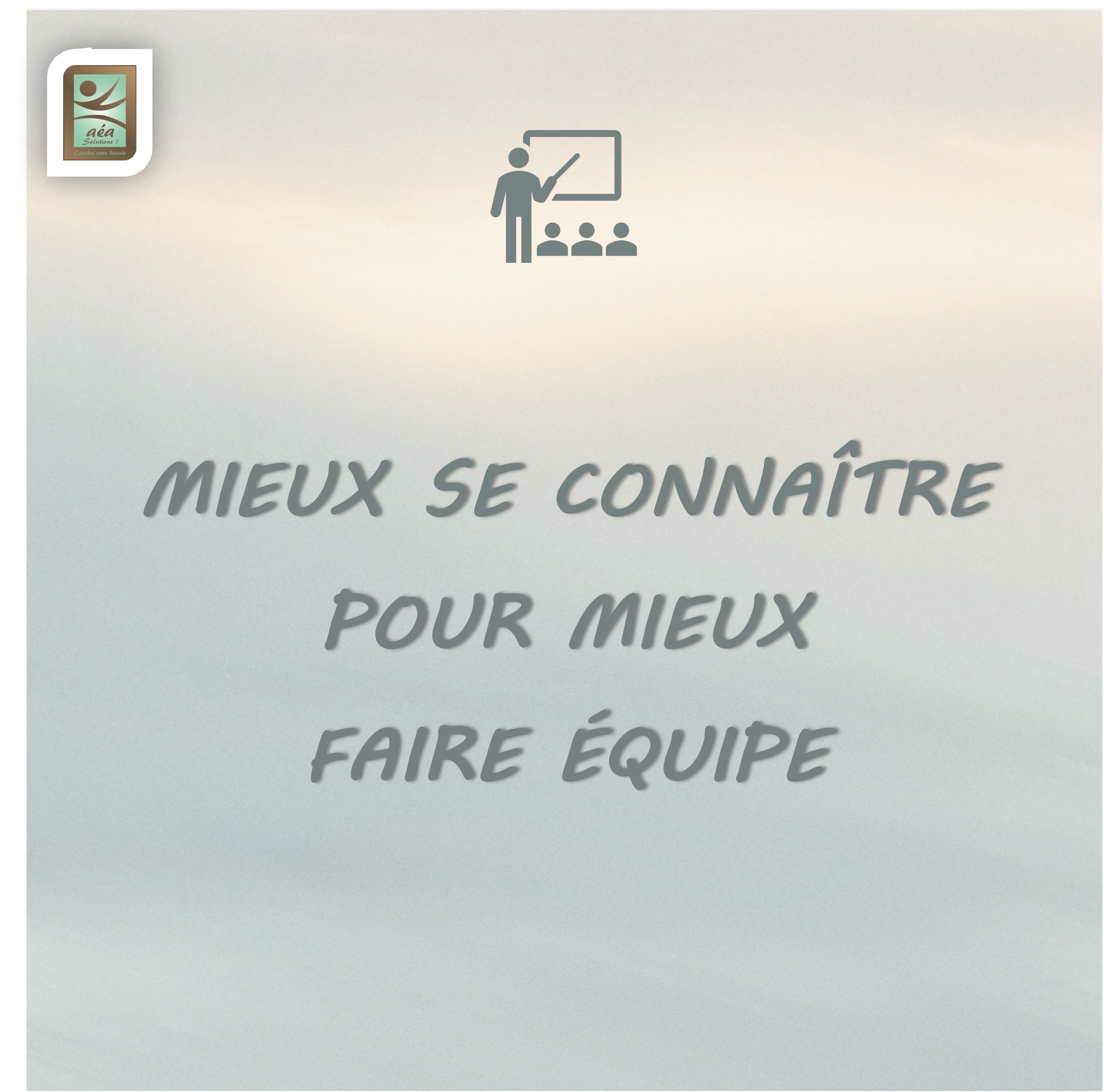 Aéa solutions _ Formation 2 jours MIEUX SE CONNAITRE POUR MIEUX FAIRE ÉQUIPE