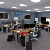 Chasse aux risques Bureau VR Module VR