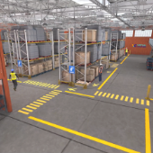 Chasse aux risques Entrepôt VR Module VR