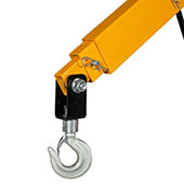 Grue manuelle repliable