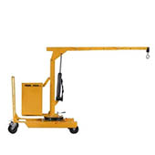 Axess Industries _ Grue d'atelier A porte-à-faux, rotative à élévation électrique