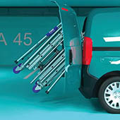 Echafaudage roulant télescopique