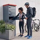 FMS Incendie _ Armoire de sécurité Stockage et la charge de batteries lithium-ion en extérieur
