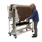 Chevalet support de peaux