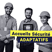 Solution digitale plateforme Cikaba Accueil sécurité sur mesure et adaptatif