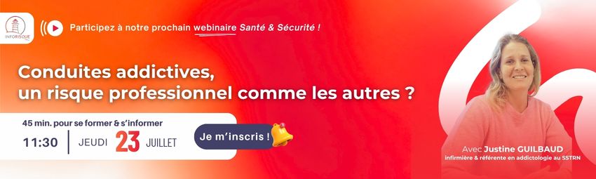 bannière Conduites addictives, un risque professionnel comme les autres ?
