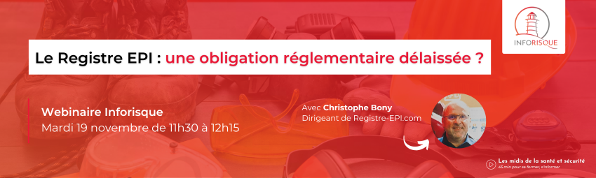 bannière Le Registre EPI : une obligation réglementaire délaissée ? 