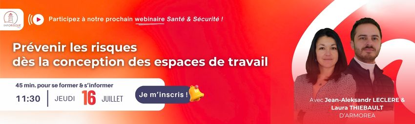 bannière Prévenir les risques dès la conception des espaces de travail