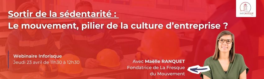 bannière Sortir de la sédentarité : Le mouvement, pilier de la culture d’entreprise ?